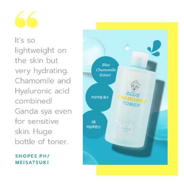 village 11 factory blue chamomile