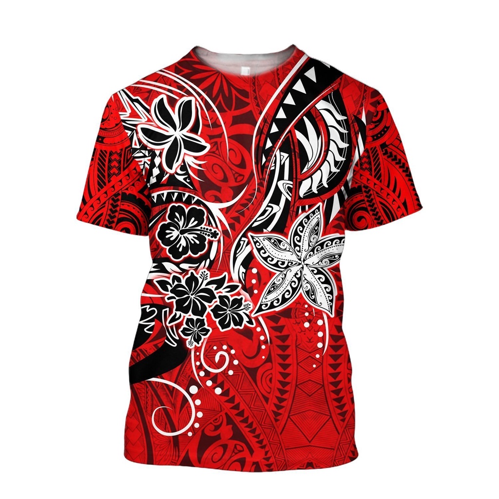 Polynesian Turtle Tattoo & Flowers 3D Printed Men t shirt Summer Harajuku Casual short Sleeve Tee shirts Unisex tops TX-21