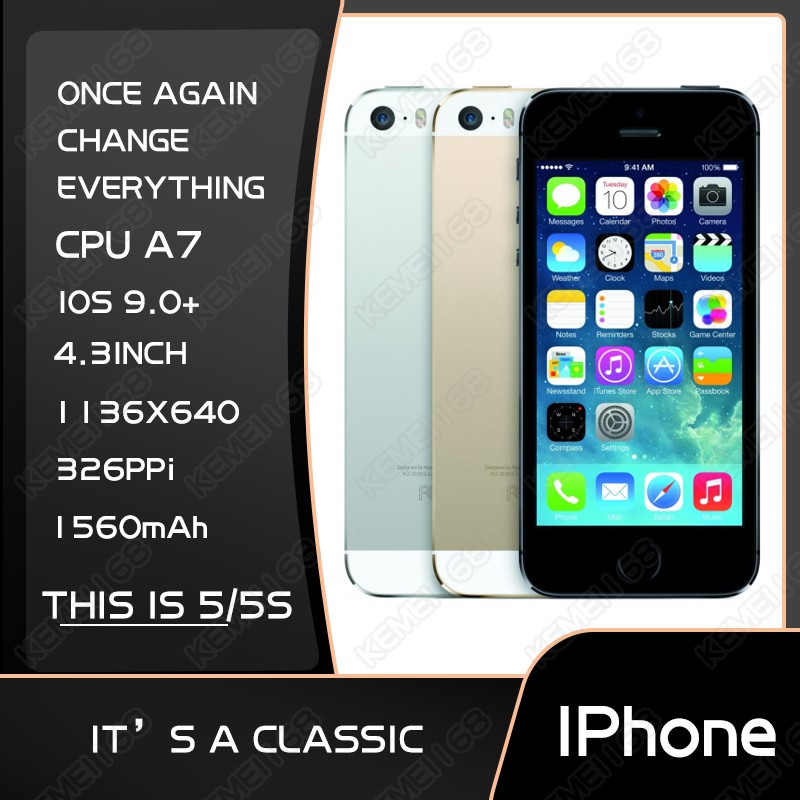 Apple Iphone 5 5s 16gb 32g The Unlocked 100 Original Cod Shopee Philippines