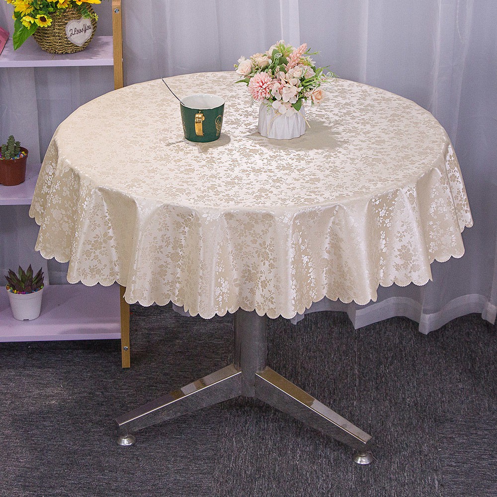 Waterproof Big Circle Table Cloth Table Runners Table Cloths