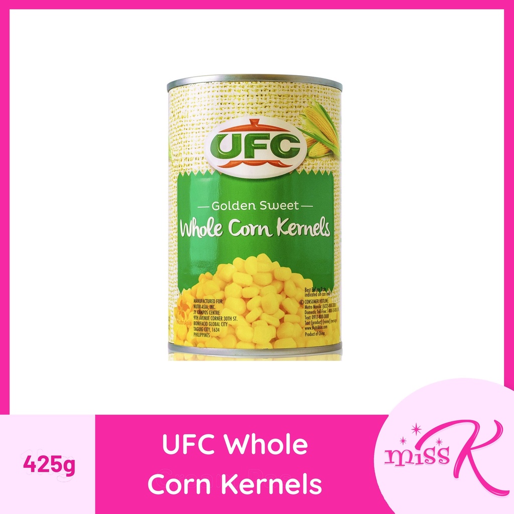 UFC Whole Corn Kernels 425g Can Shopee Philippines