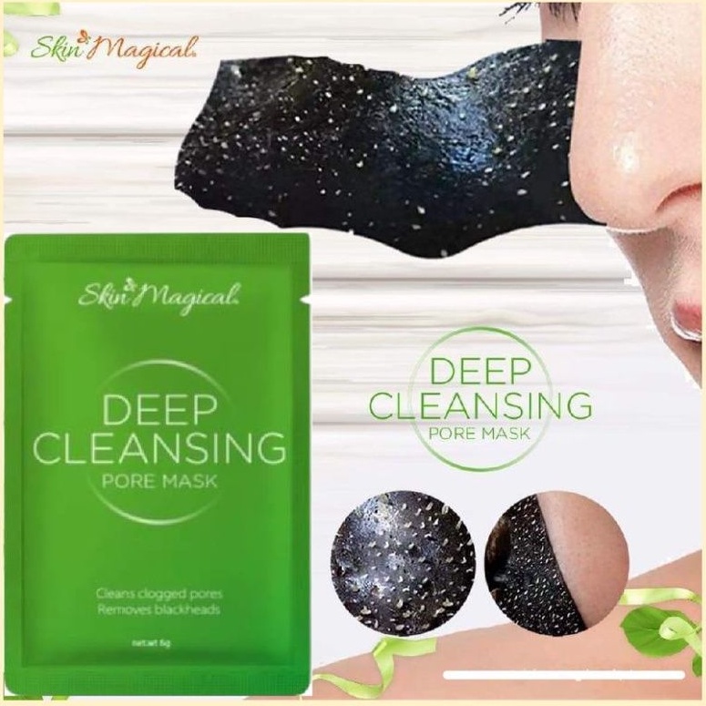 Skin Magical Deep Cleansing Pore Mask 6g (Blackheads Remover) Shopee