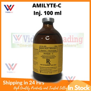 Amilyte-C 100 ml Korea Amino acids vitamins minerals Electrolytes for pets livestock poultry