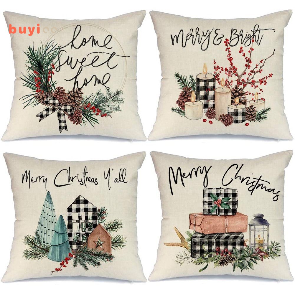 christmas throw pillow covers