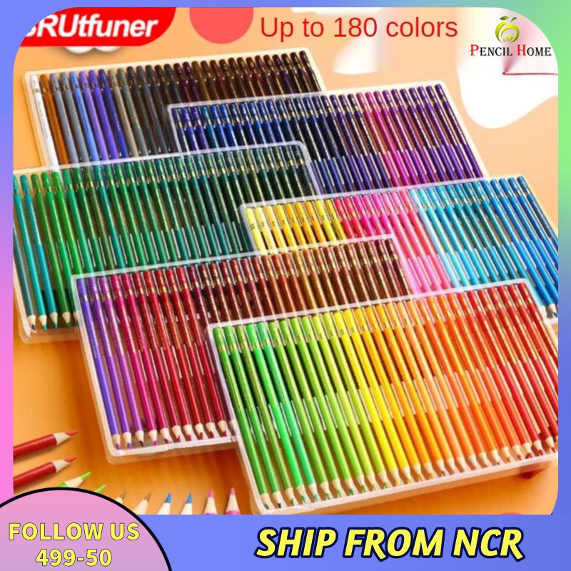 48/72/120/160 Oil Color Pencil Set Drawing Materials Brutfuner Color