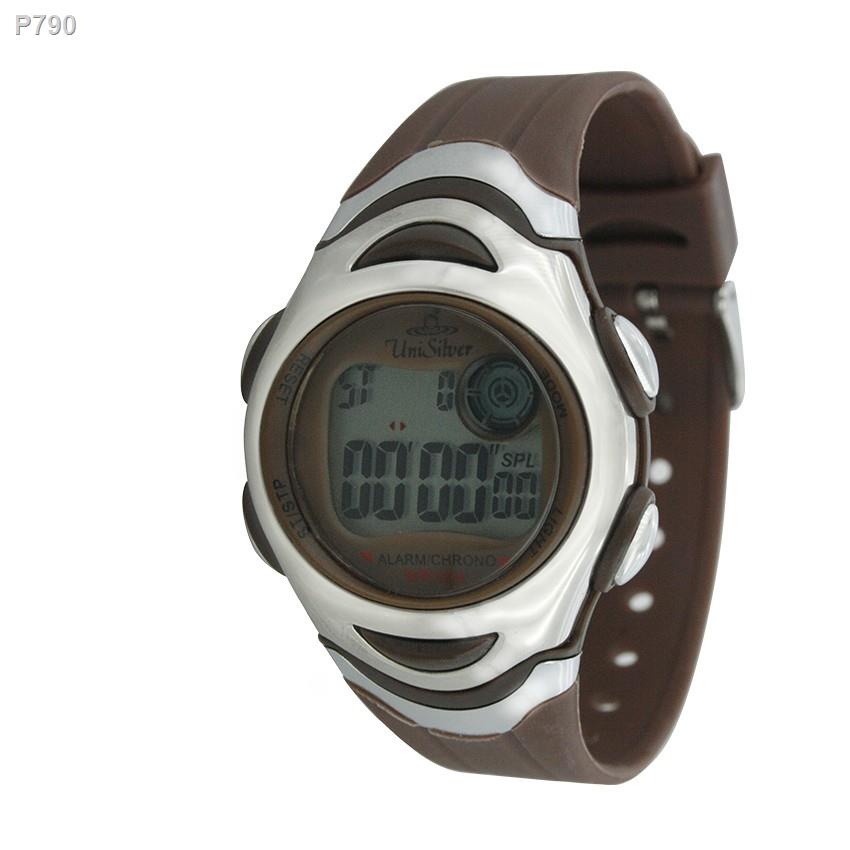 【Lowest price】▤UniSilver TIME Unisex Brown Digital Rubber Watch KW114-3005