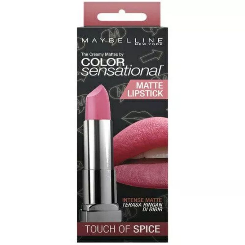 Maybelline Color Sensational Powder Matte Lipstick Touch Of Spicenude All Variant Lips Stick 5945