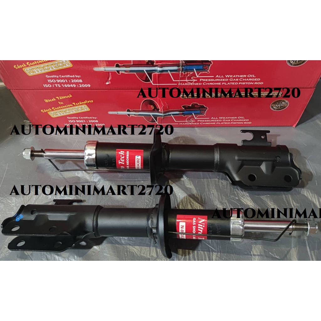 FRONT SHOCK ABSORBER MITSUBISHI MIRAGE G4 2012-UP N860A382 SET 2 PIECES ...