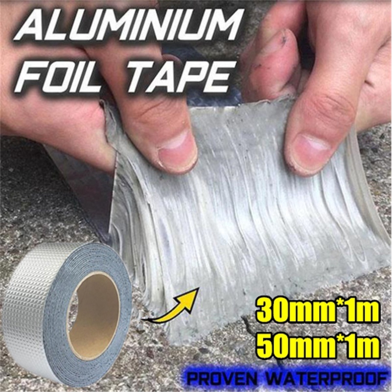 SelfAdhesive Pipe Repair Roof Stop Leak Duct Tape Waterproof Aluminum