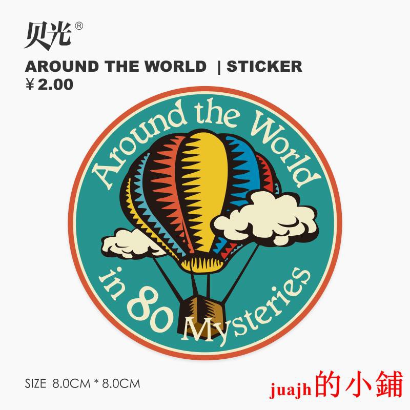 luggage stickers from around the world
