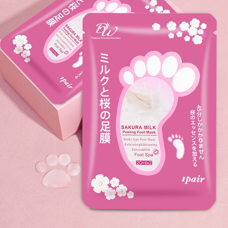 DW Sakura Milk Japan Foot Mask 40ml #ManilaHot