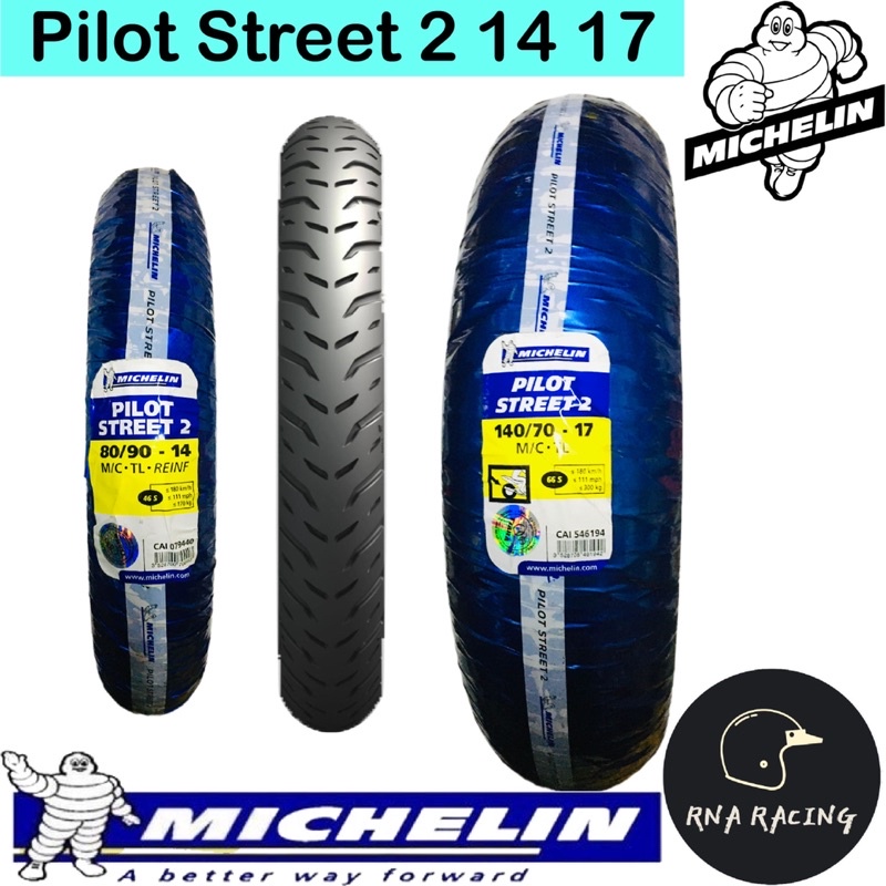 Michelin Pilot Street 2 Motorcycle Tire Gulong Original Shopee