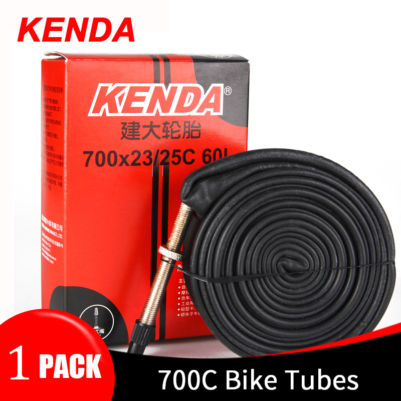 KENDA Road Bike Bicycle Inner Tube 700c 700x23c to 25c Presta Vlave 32-80mm 