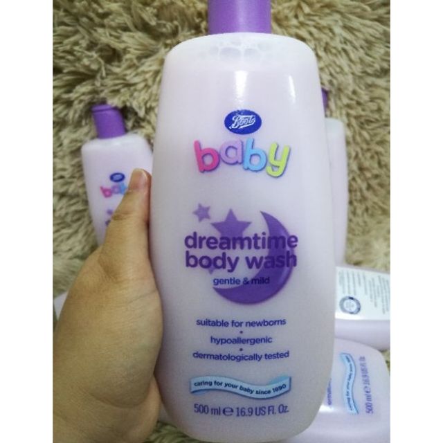 boots baby wash