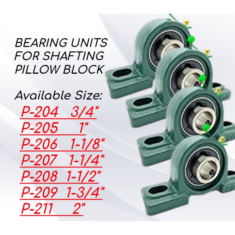 WPT5064 BEARING UNITS FOR SHAFTING PILLOW BLOCK (SOLD PER PIECE) Shopee Philippines