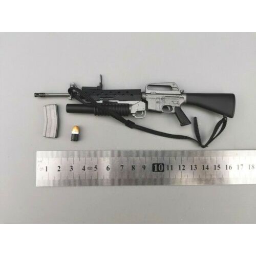 1//6 M16A2 Machine Gun Rifle Model Plastic Weapon Toys Fit 12/'/' Action Figure