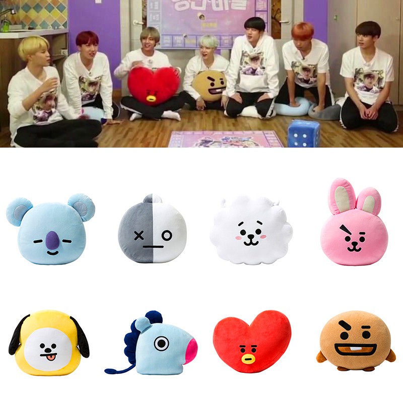 bts and their plushies