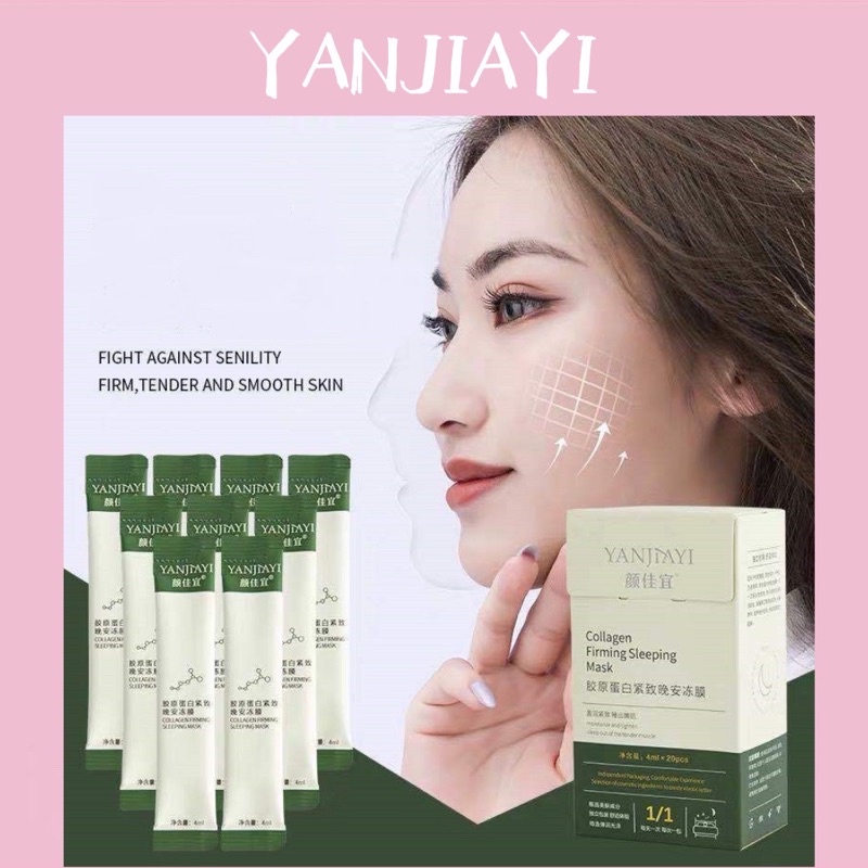 YANJIAYI Collagen Firmming Sleeping Mask COD Shopee Philippines