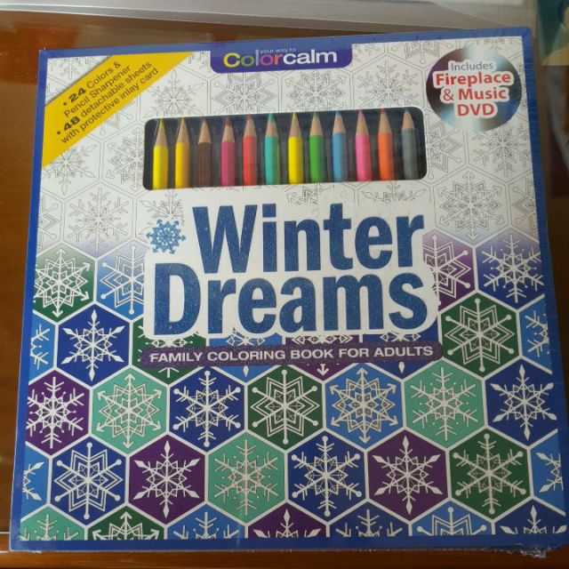Download Winter Dreams Family Coloring Books For Adults Shopee Philippines