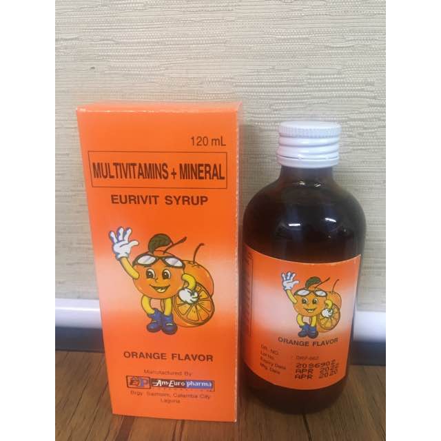 Eurivit Multivitamins and Minerals 120ml Shopee Philippines