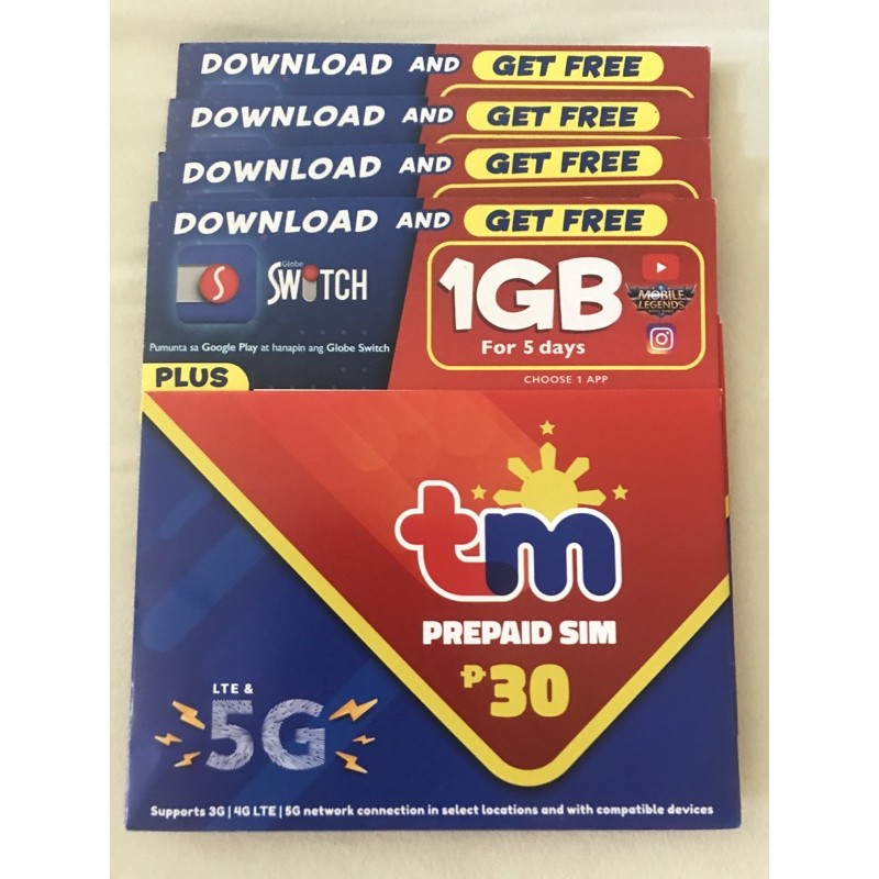 TM 5g Ready Prepaid Sim Card For Sale Shopee Philippines