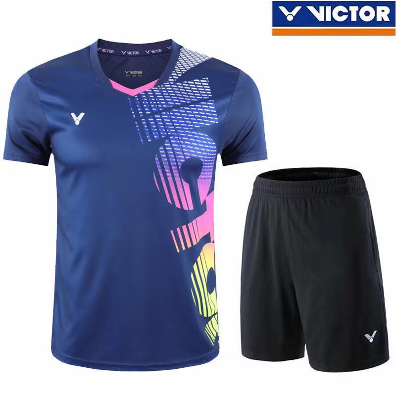 Victory's new badminton uniforms men's and women's quick-drying short ...