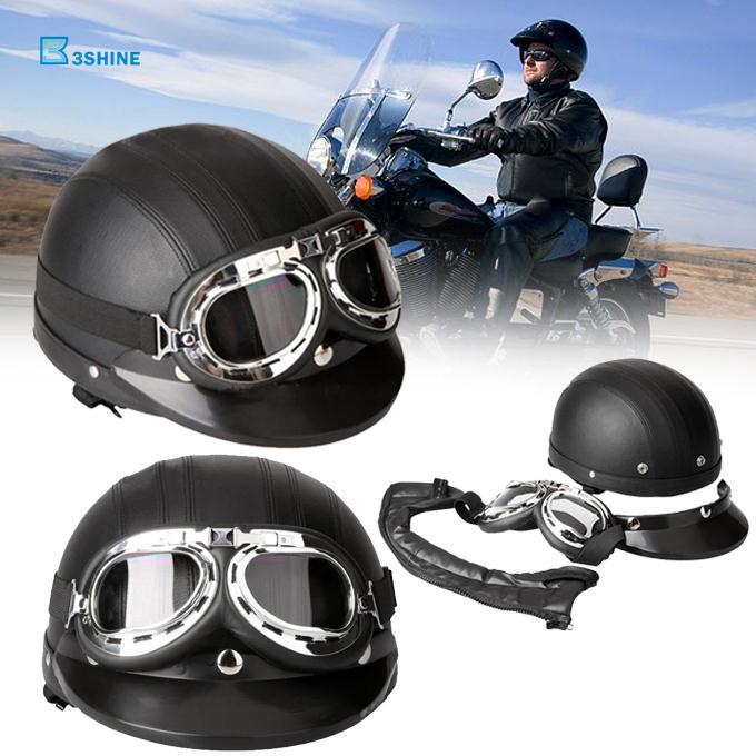 german style motorcycle helmet