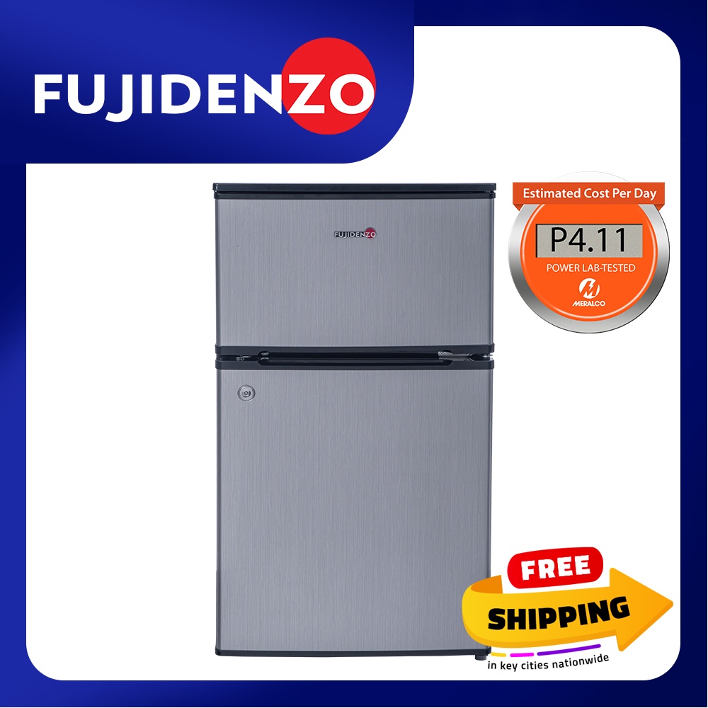 Fujidenzo 3.5 cu. ft. Two Door Personal Refrigerator RBT35 SL