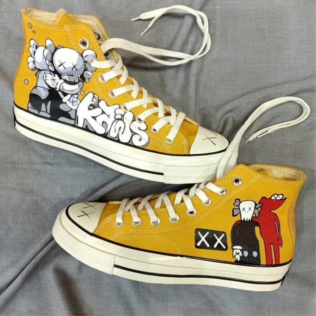converse 70s x kaws