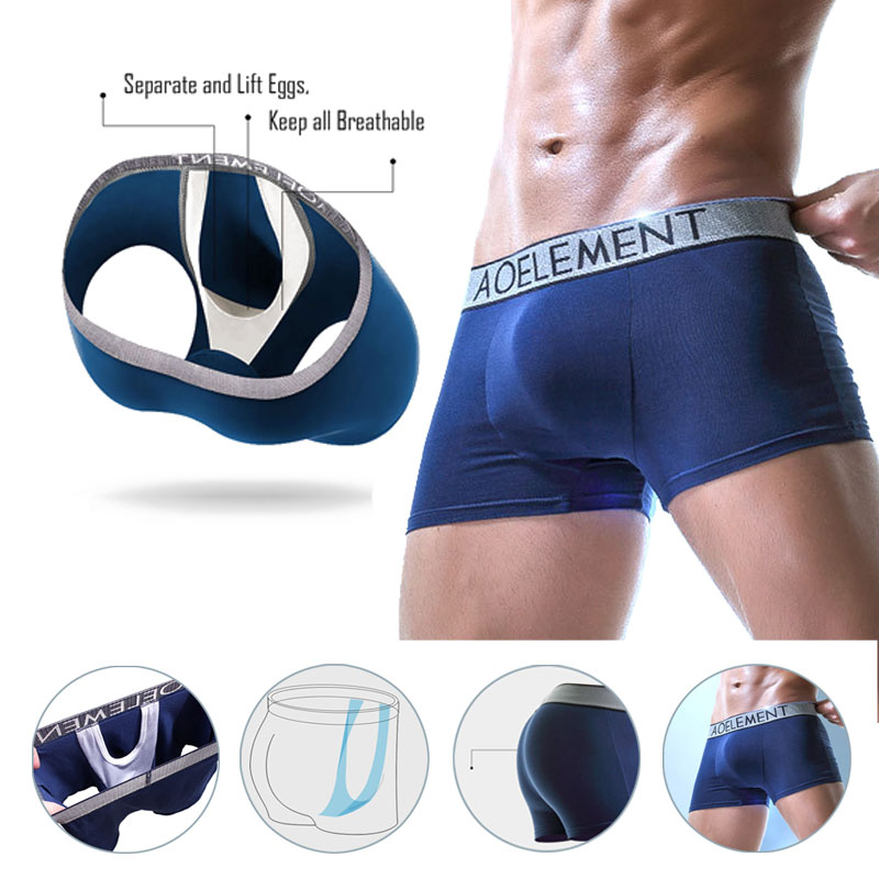 mens boxer shorts with pouch