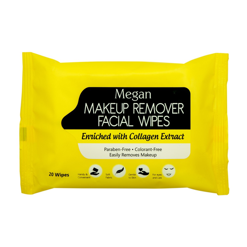 Megan Makeup Remover Wipes with Collagen Shopee Philippines