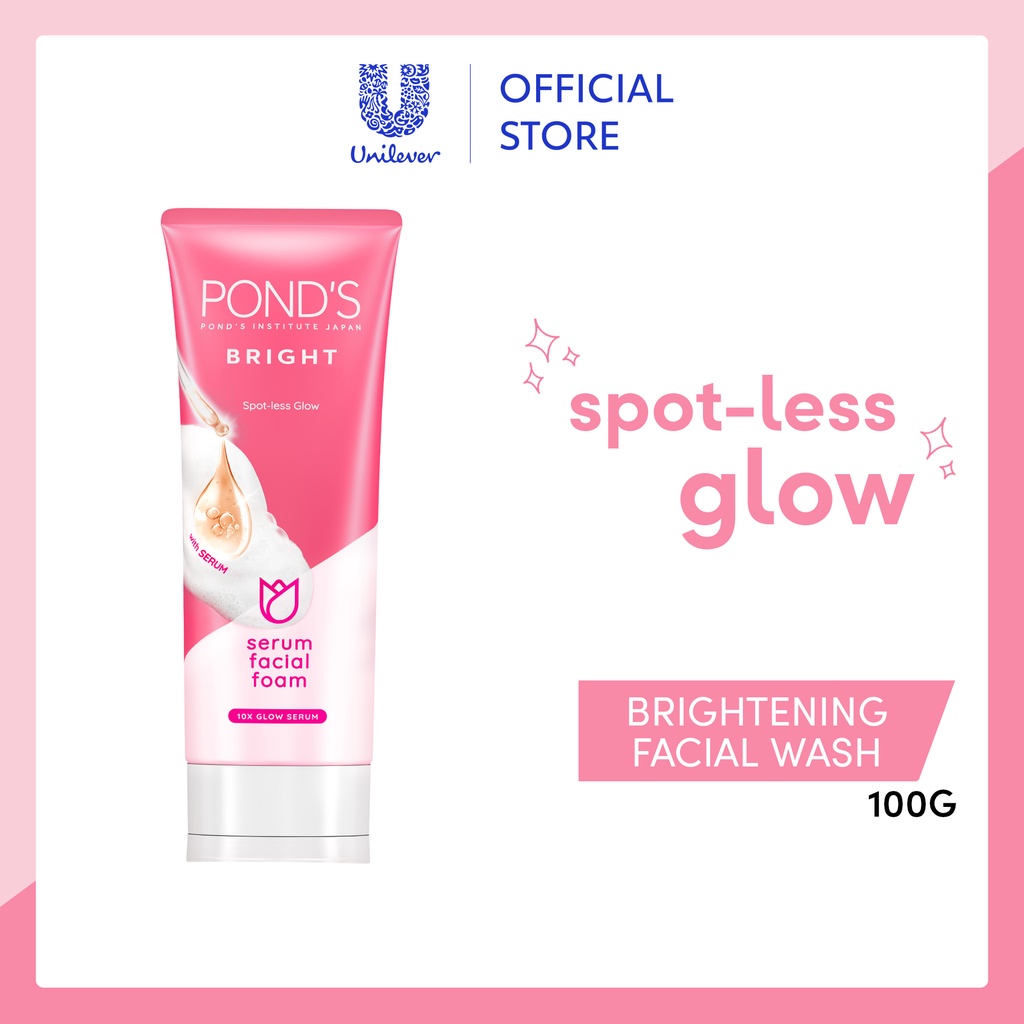 Pond's Bright Beauty Facial Foam with Niacinamide and 4D Hyaluronic