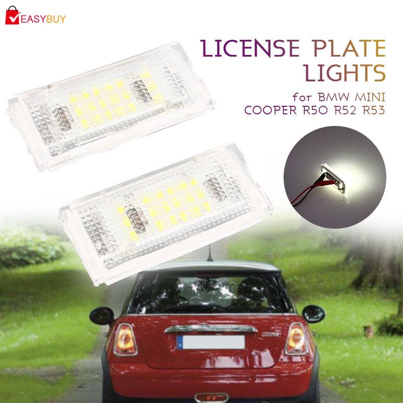 mini cooper license plate light