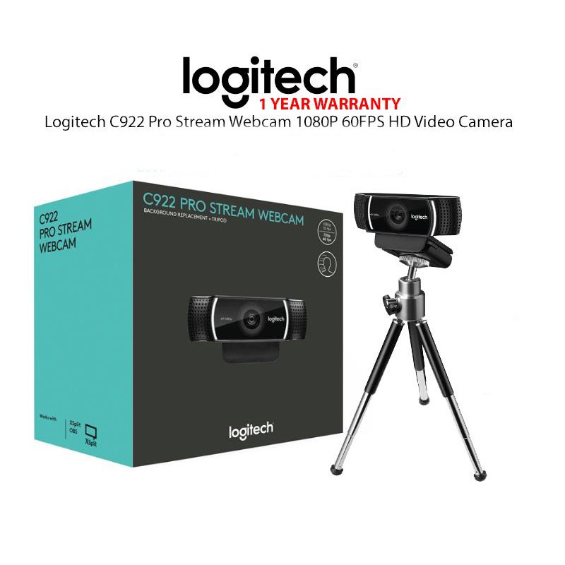 Logitech C922 Pro Stream cam + Tripod Full HD Shopee Philippines