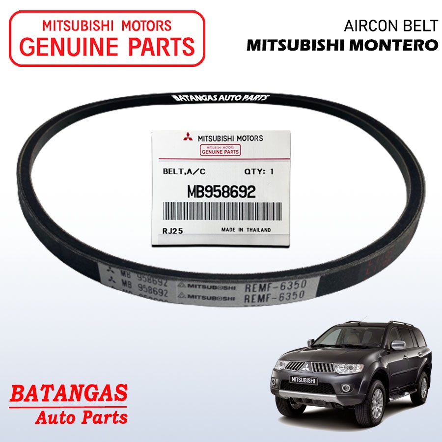 GENUINE AIRCON BELT MITSUBISHI MONTERO 2.5 4D56 20082015 Shopee