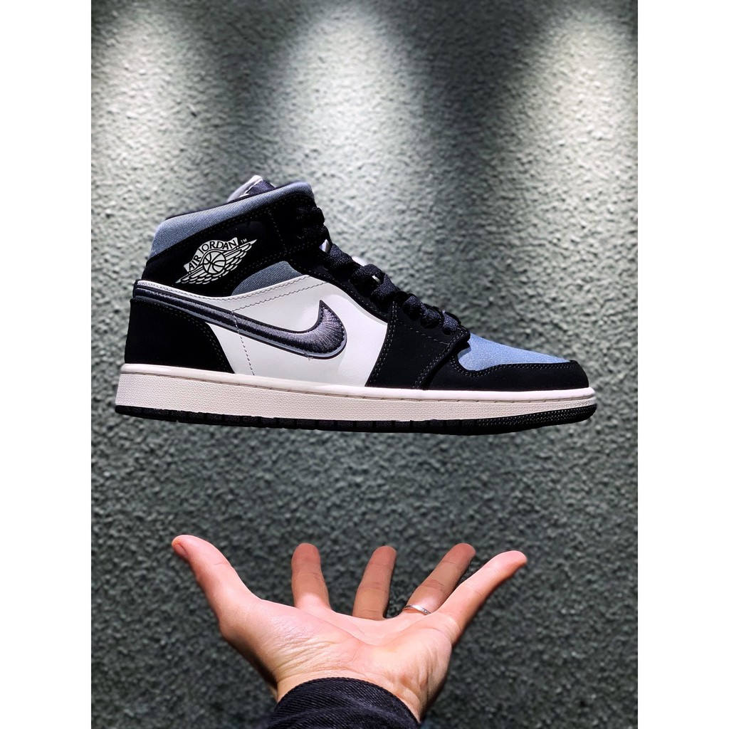 jordan 1 black white grey