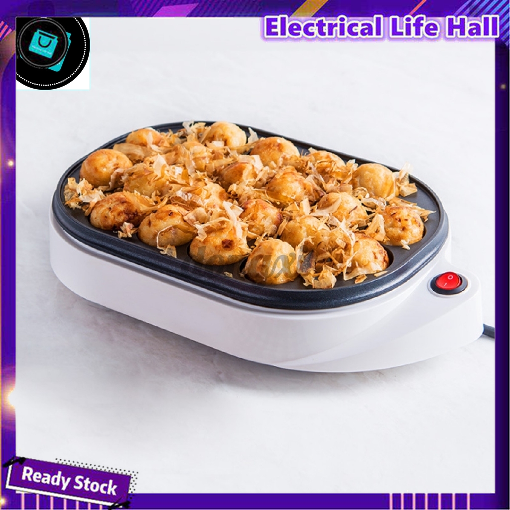 220V 650W 20 Holes Electric Takoyaki Grill Pan Home Octopus Meat Ball