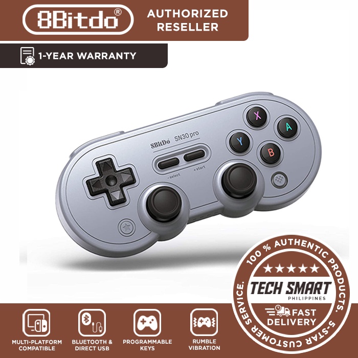 8bitdo Sn30 Pro Bluetooth Controller G Classic Sn Edition Shopee Philippines