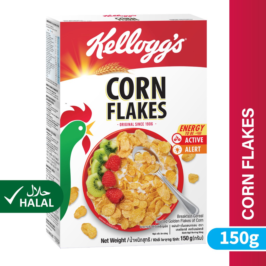 Kellogg's Original Corn Flakes Healthy Breakfast Cereal 1 box 150g