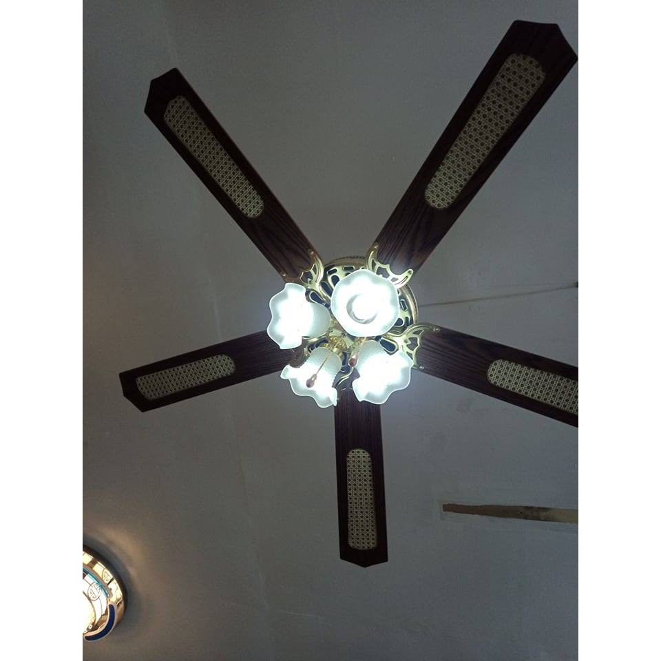 5 Blade Ceiling Fan 4 Light | Shelly Lighting