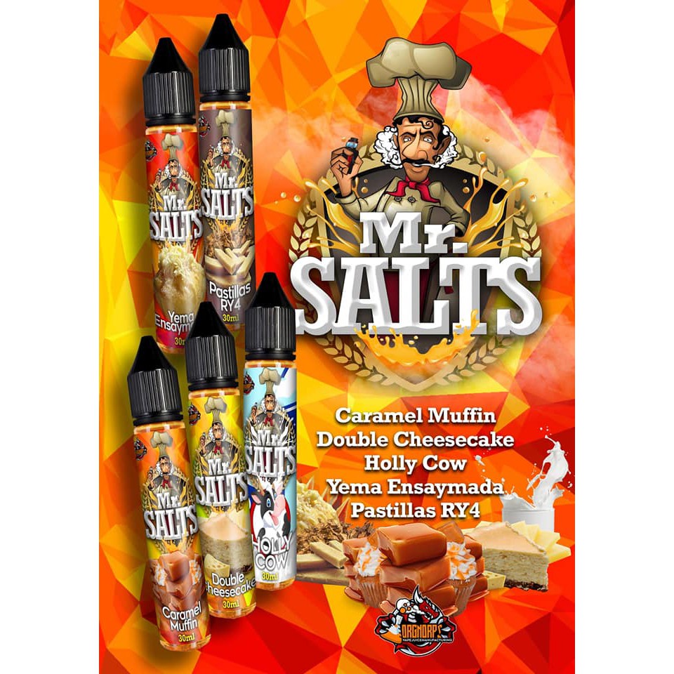 30ml Mr Salts Salt Nic 25mg or 50mg Strength Legit E Liquid Vape Juice