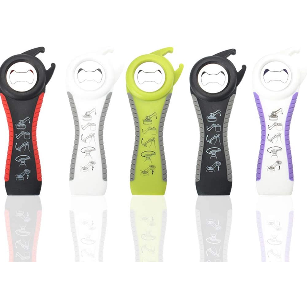 5in1 Bottle Opener Can Bottle Jar Opener for Seniors Rheumatoid