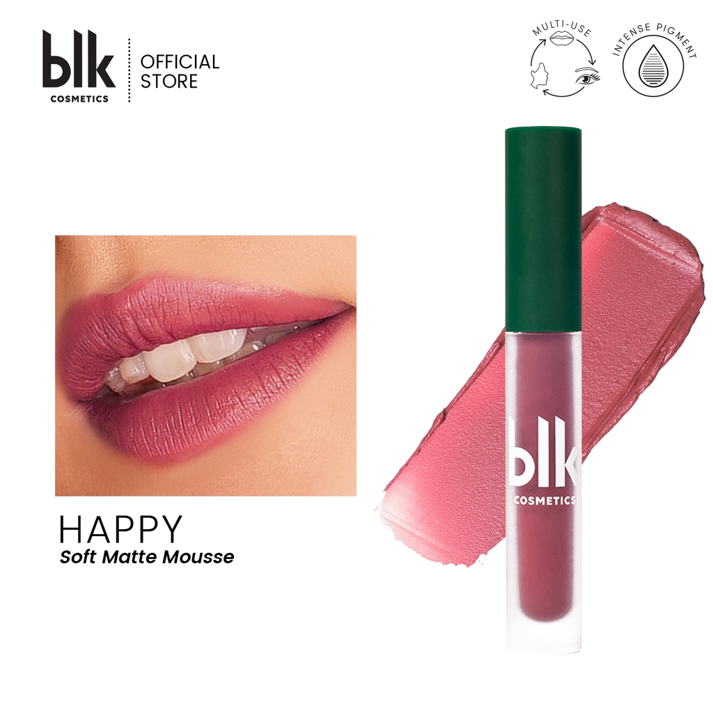 Blk Cosmetics Soft Matte Mousse Happy Exp Mar 2022 Blurring Lip And Cheek Shopee Philippines 9517