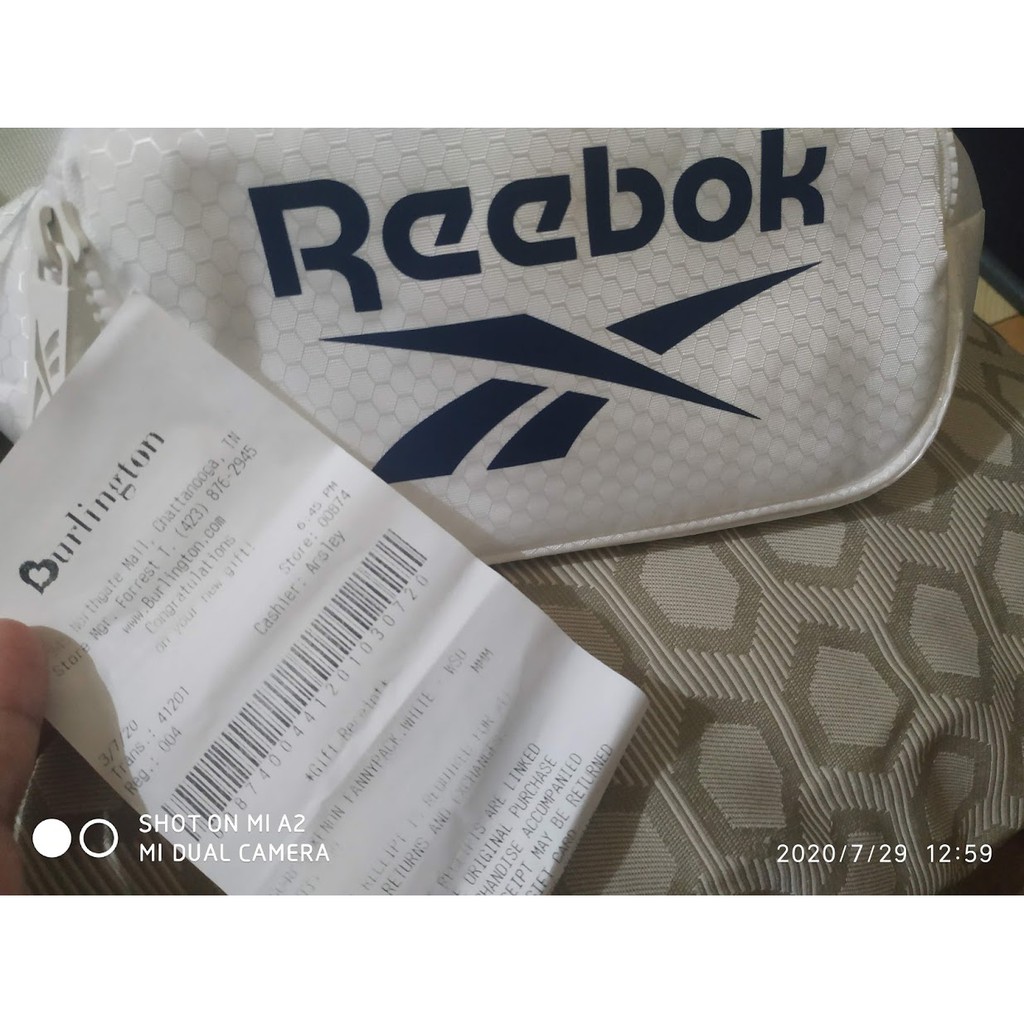White Reebok Beltbag Shopee Philippines