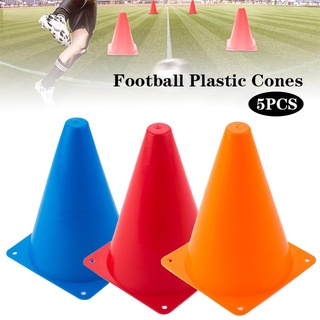 6pcs 18cm Soccer Training Cone Football Barriers Plastic Marker Holder Accessory 