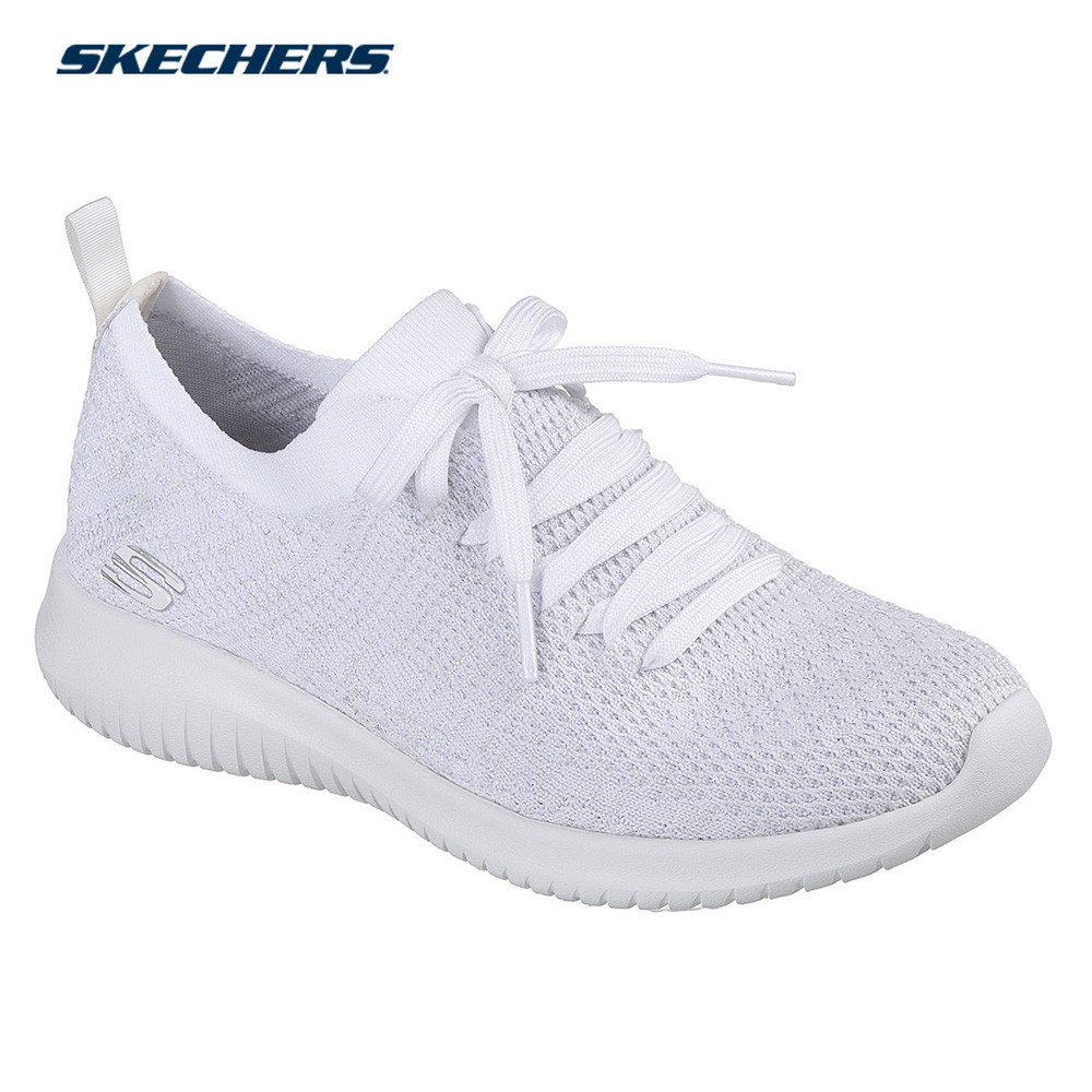 skechers ultra flex salutations white