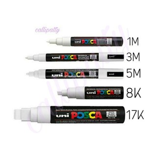 White Acrylic Paint Waterproof Marker Pen 8 mm Posca 8K