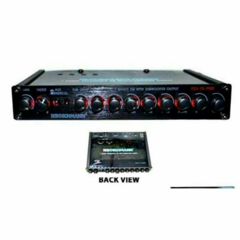EQX75 PRO BOSCHMANN PARAMETRIC GRAPHIC EQUALIZER Shopee Philippines