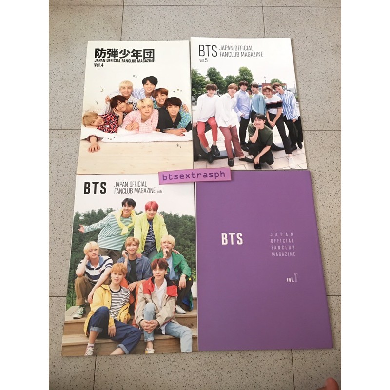 Bts Japan Fc Magazine Set Shopee Philippines