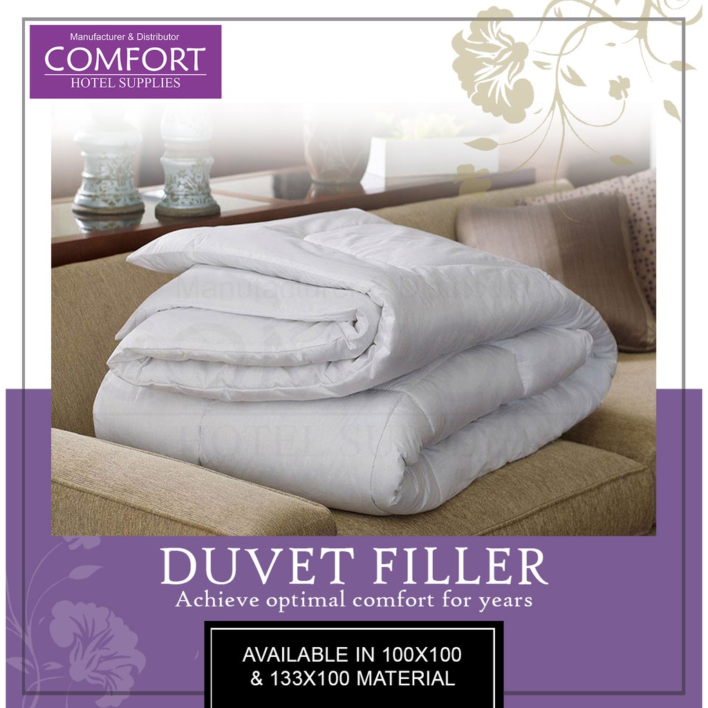 Comfort Hotel Supplies Standard, What Is A Duvet Filler
